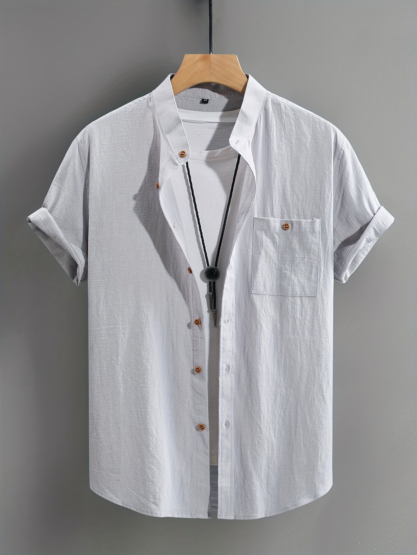 Camisa casual de manga curta