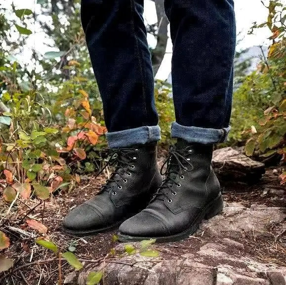 Botas de couro Silas