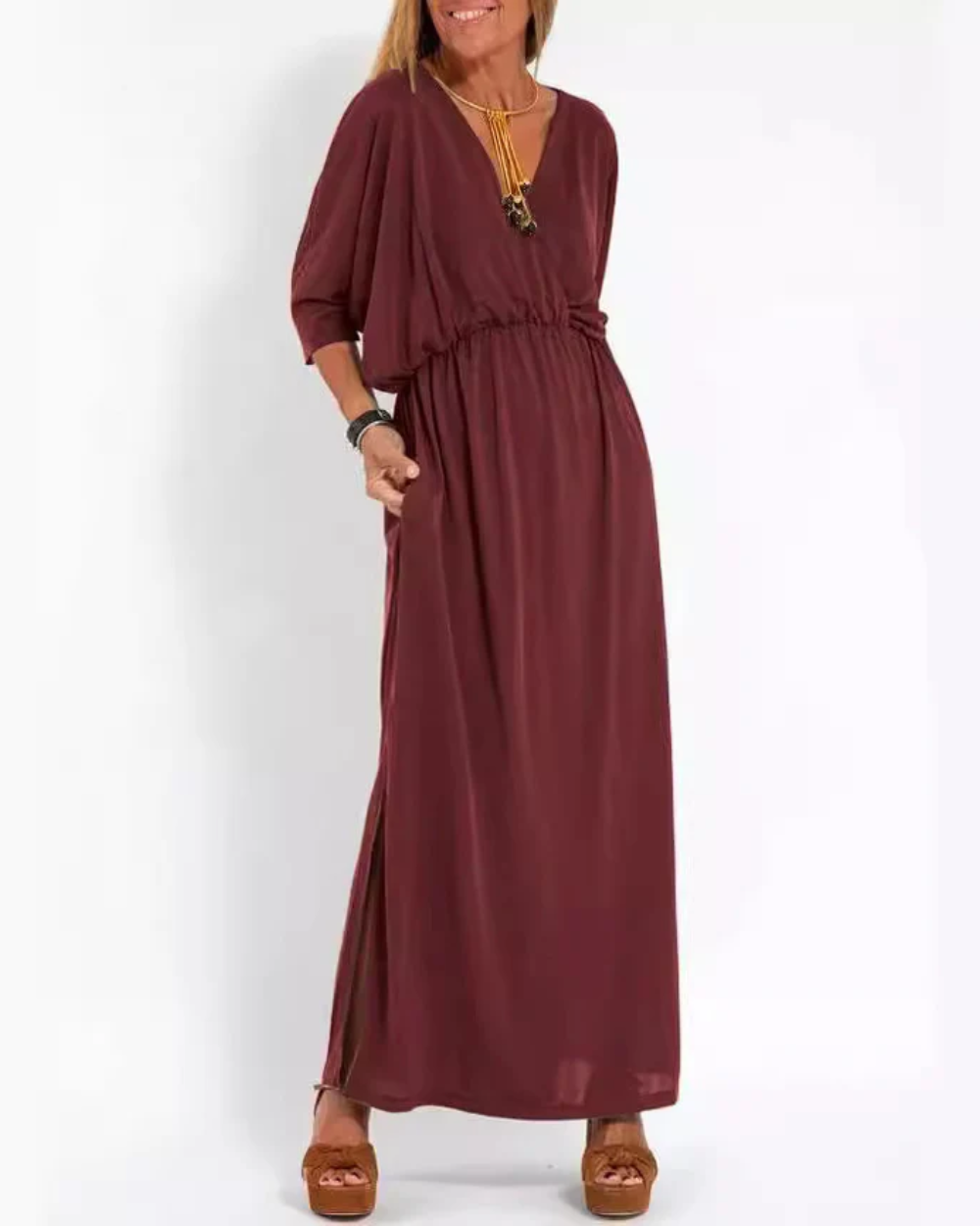 Vestido de primavera elegante