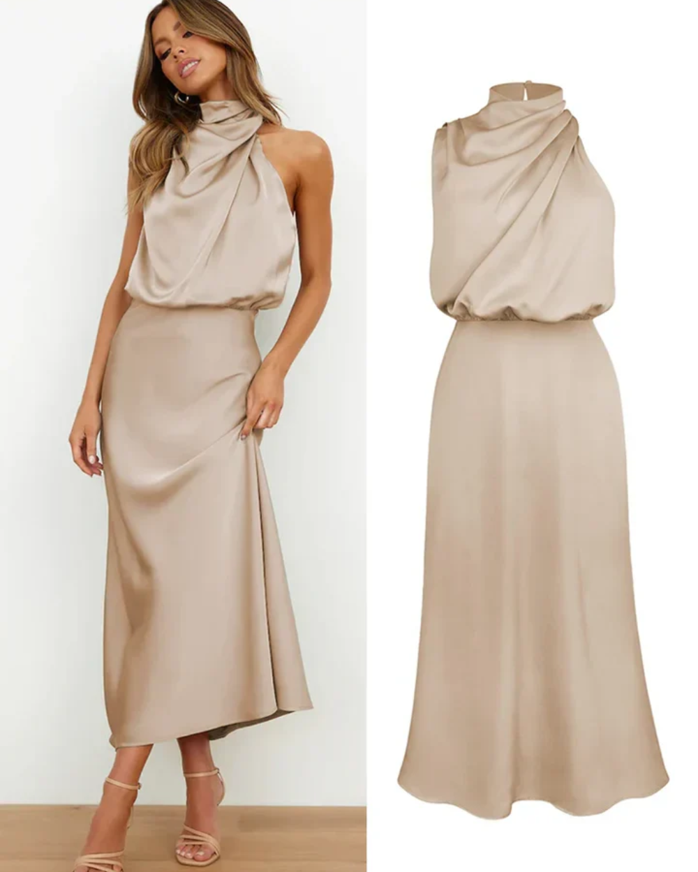 Vestido de cocktail elegante Saint - Tropez