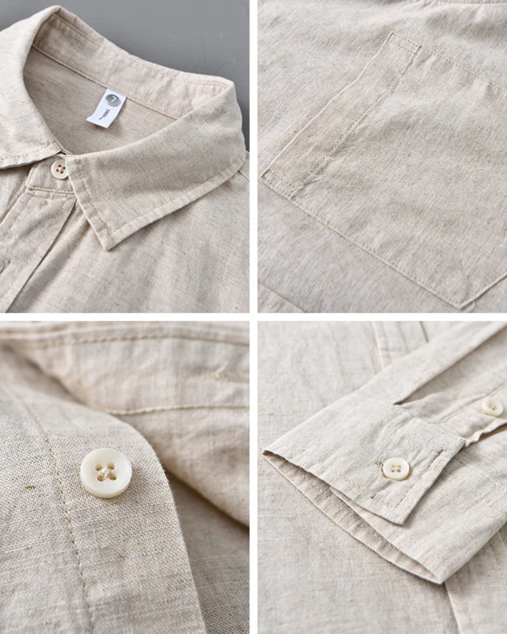 Camisa de linho Doha