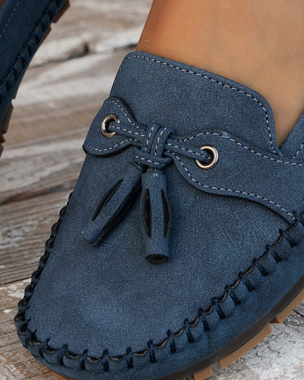 Mocassins macios e confortáveis