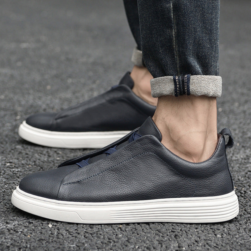 Sapatos de couro elegantes