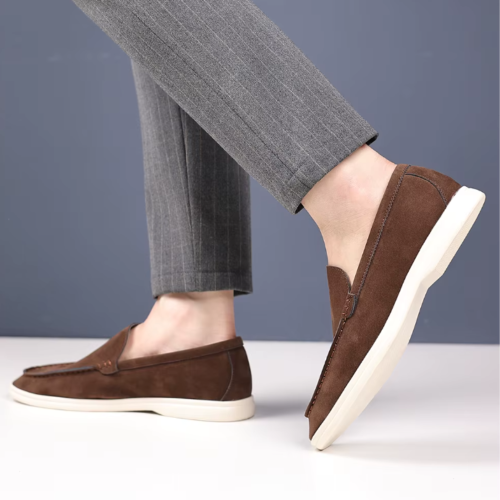 Mocassins de camurça de luxo