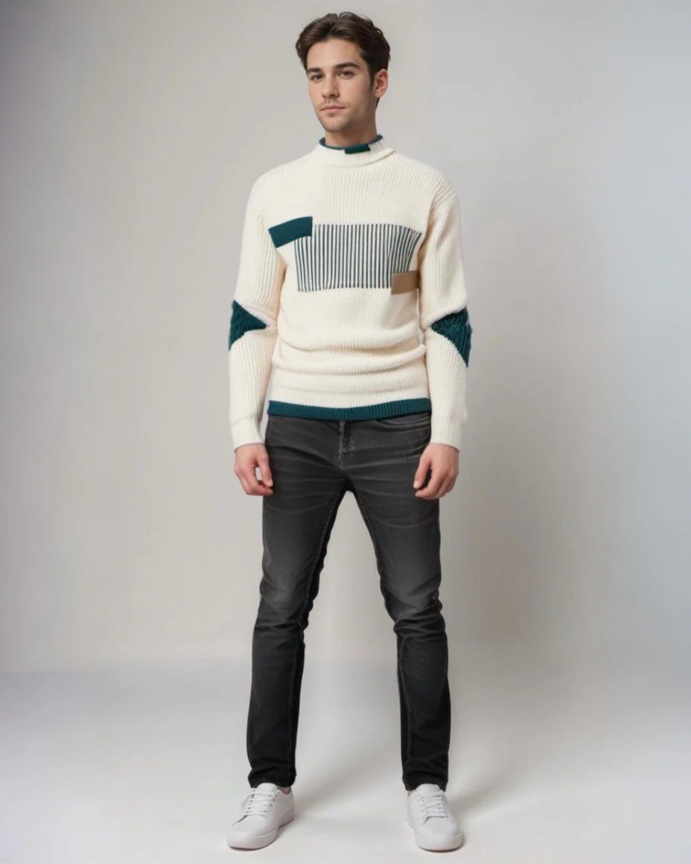 Camisola de malha premium