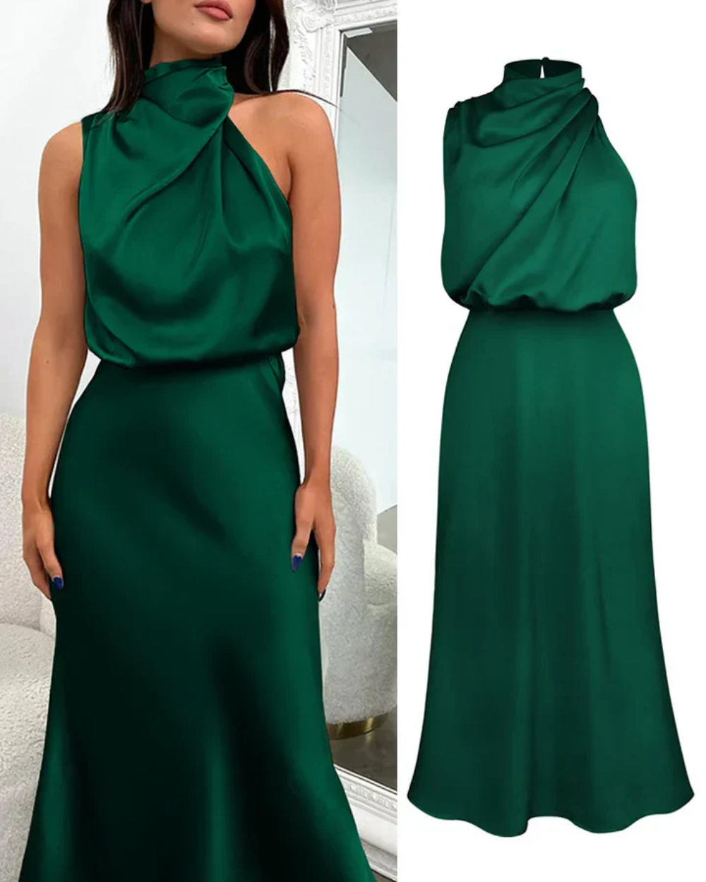 Vestido de cocktail elegante Saint - Tropez