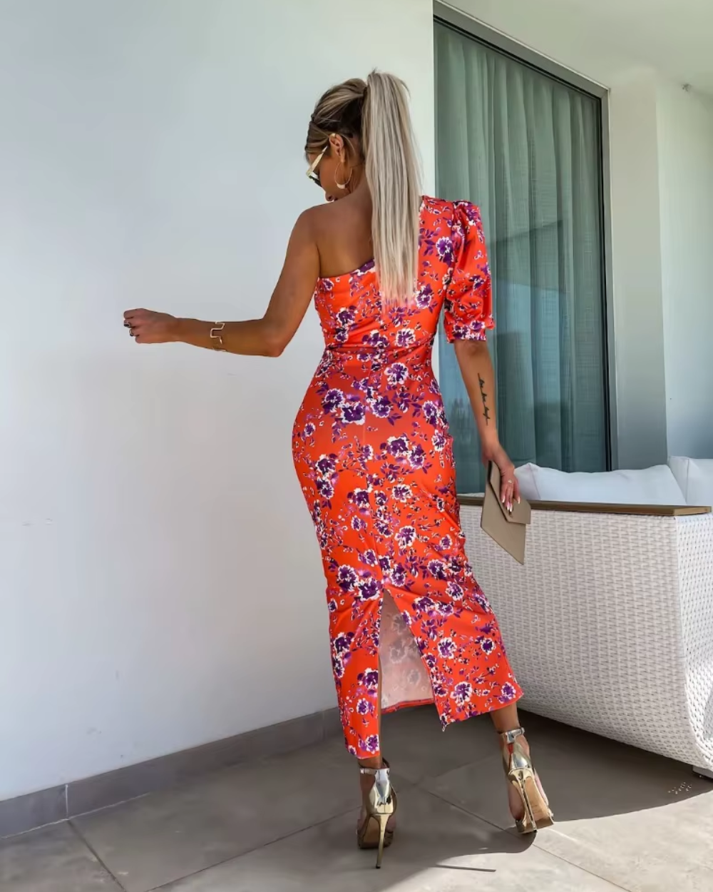 Vestido de festa elegante