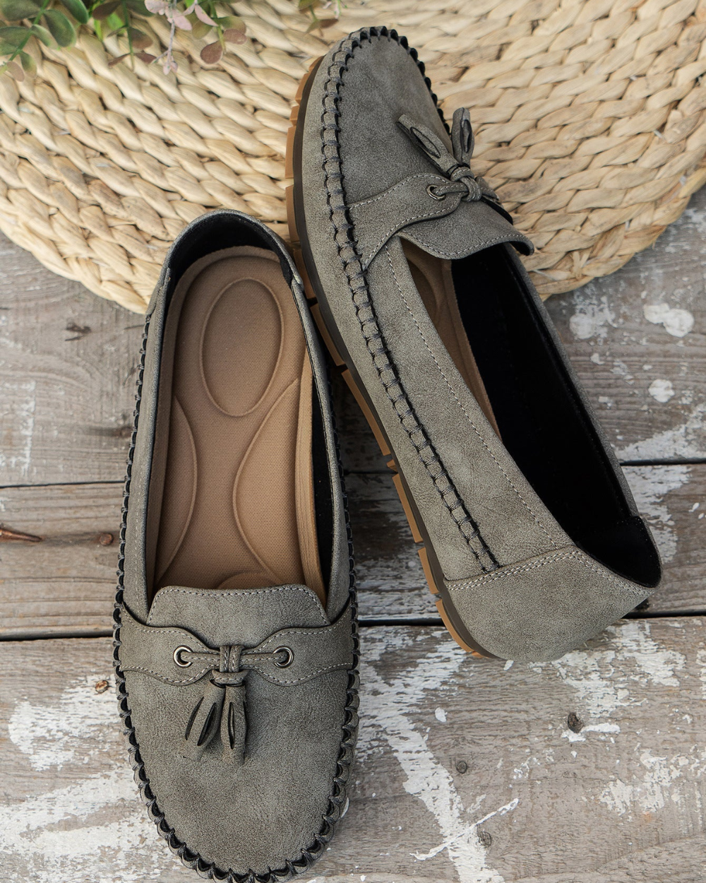 Mocassins macios e confortáveis