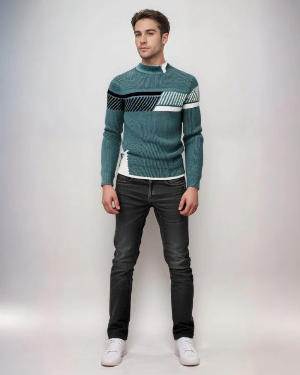 Camisola de malha premium