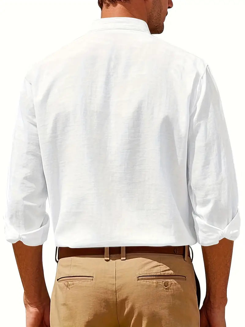 Camisa de linho elegante
