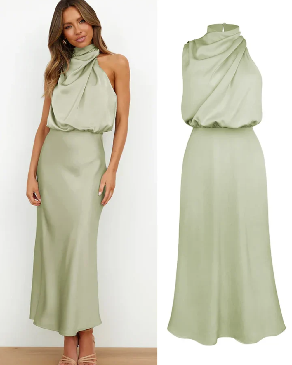 Vestido de cocktail elegante Saint - Tropez