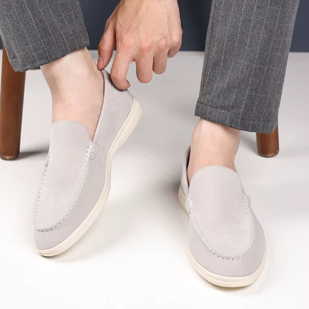 Mocassins de camurça de luxo