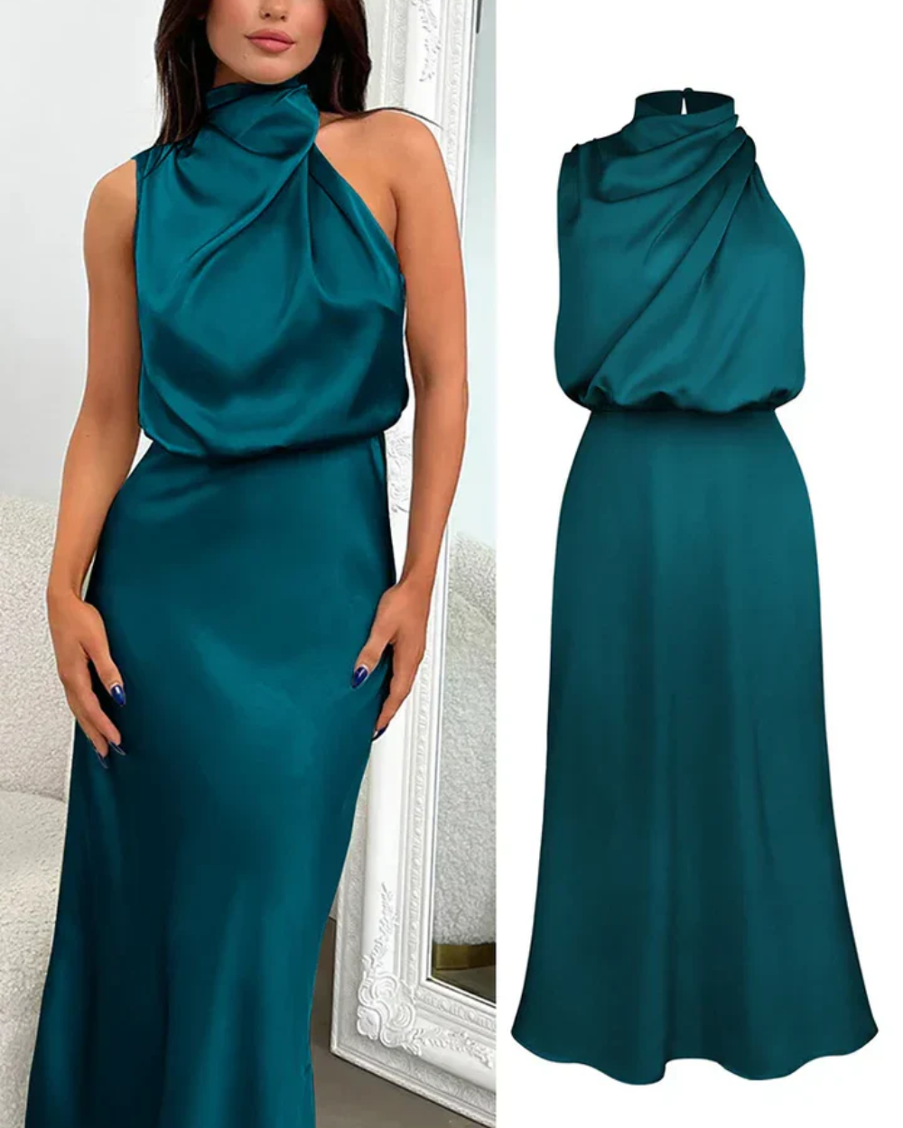 Vestido de cocktail elegante Saint - Tropez