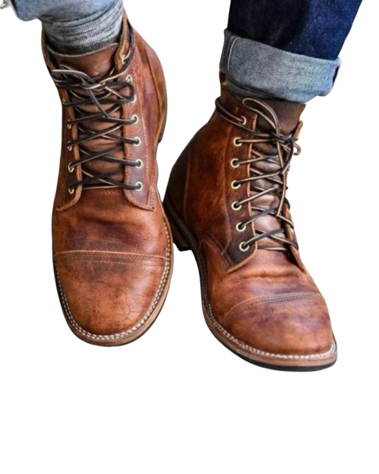 Botas de couro Silas