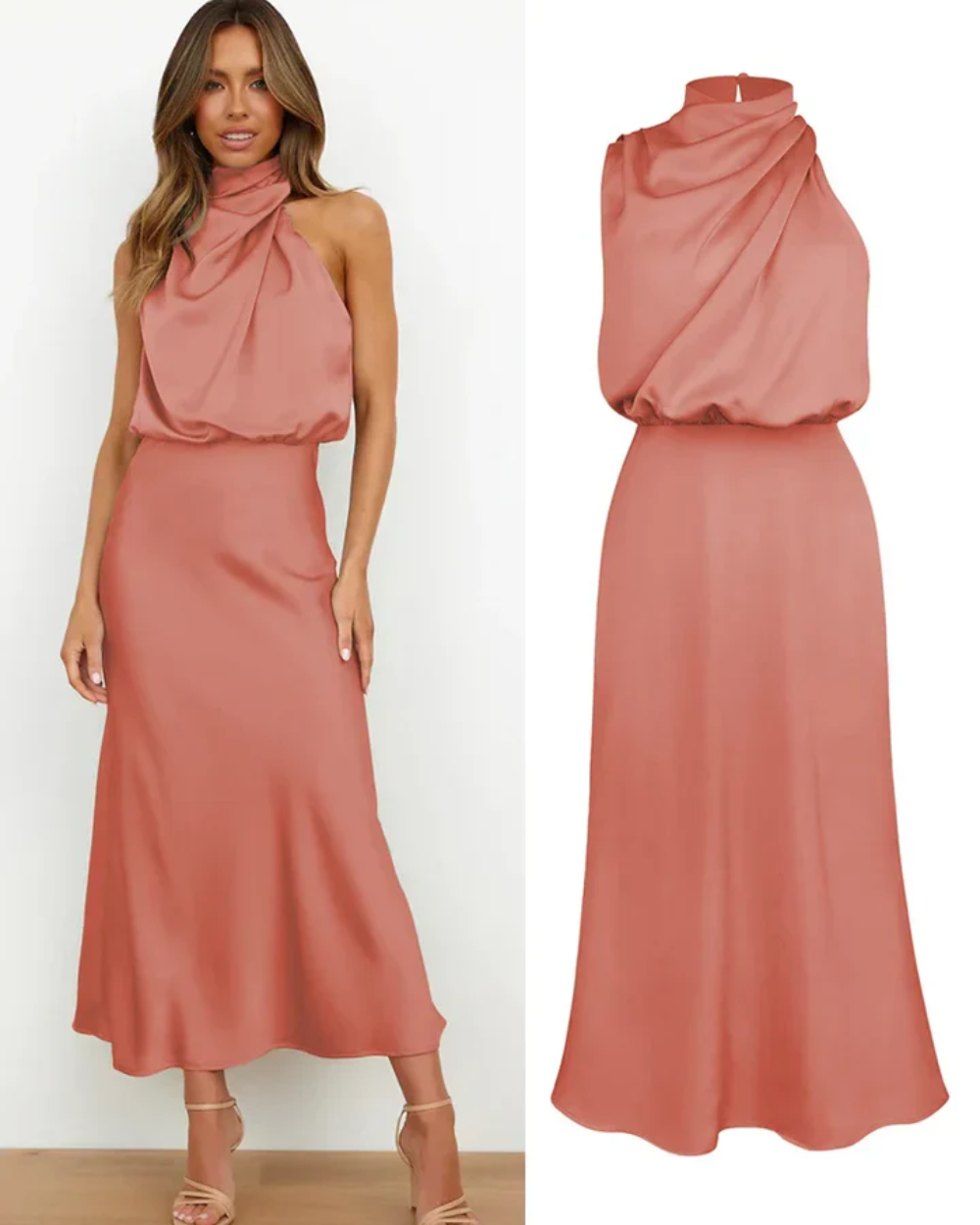 Vestido de cocktail elegante Saint - Tropez