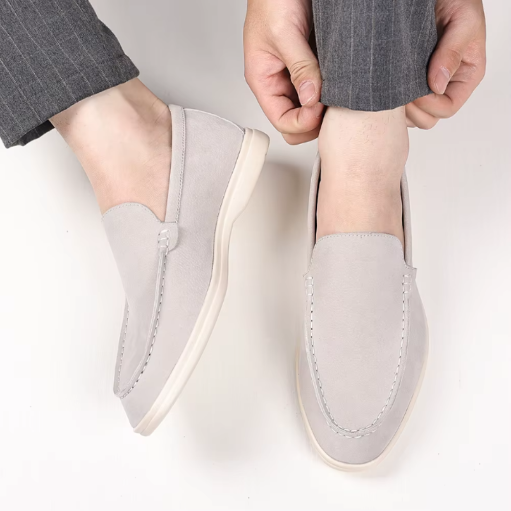 Mocassins de camurça de luxo
