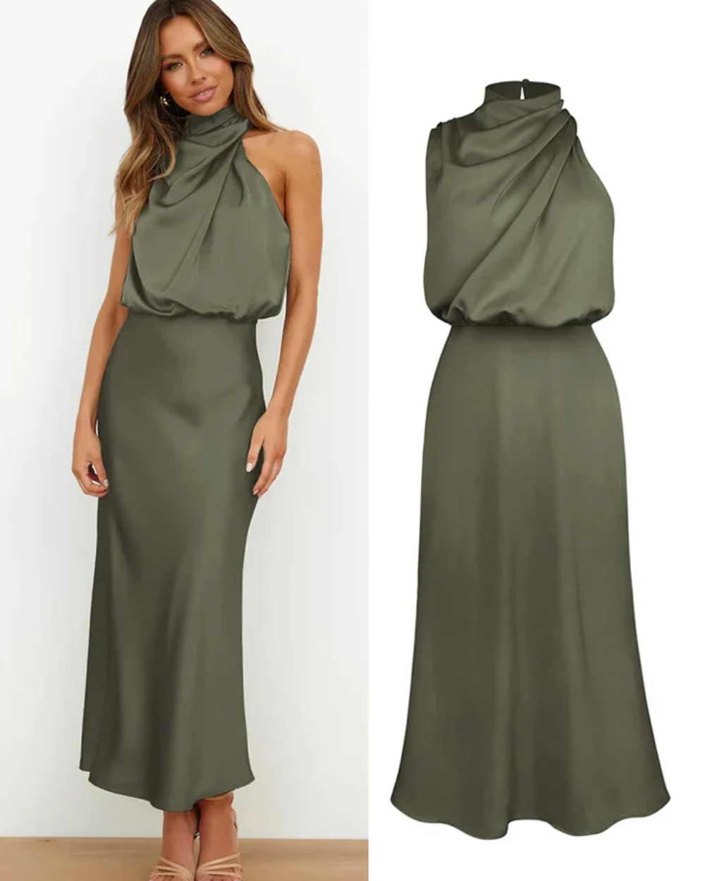 Vestido de cocktail elegante Saint - Tropez