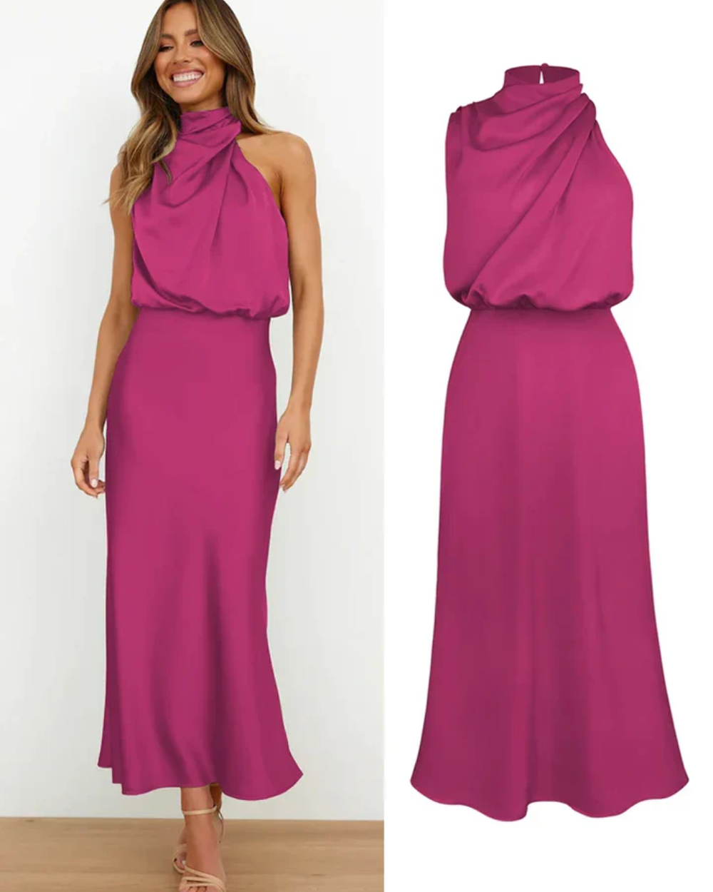Vestido de cocktail elegante Saint - Tropez