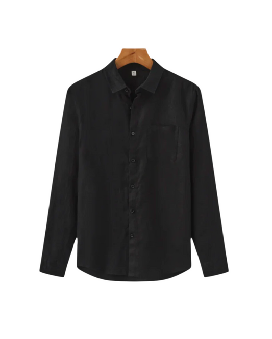Camisa de linho Genève