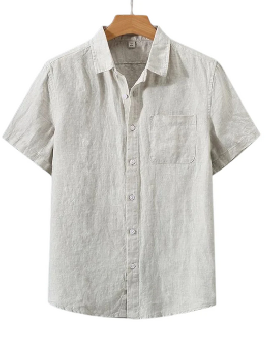 Camisa de linho Santorini