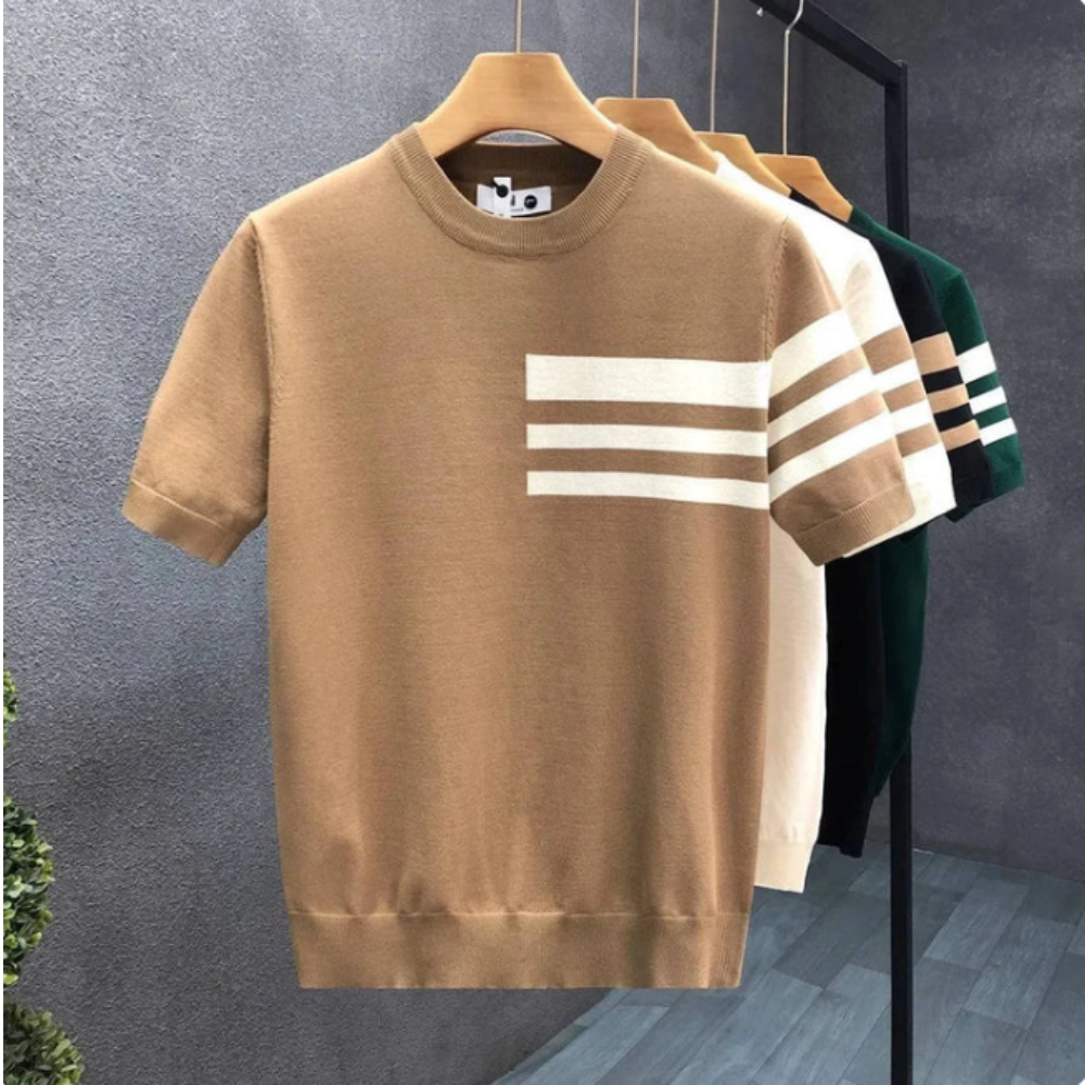 Gola redonda elegante