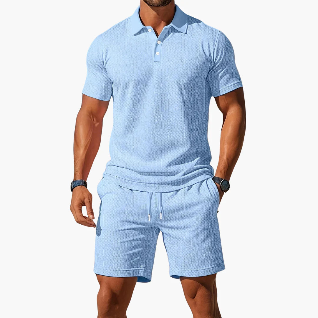 Conjunto de camisas pólo de verão