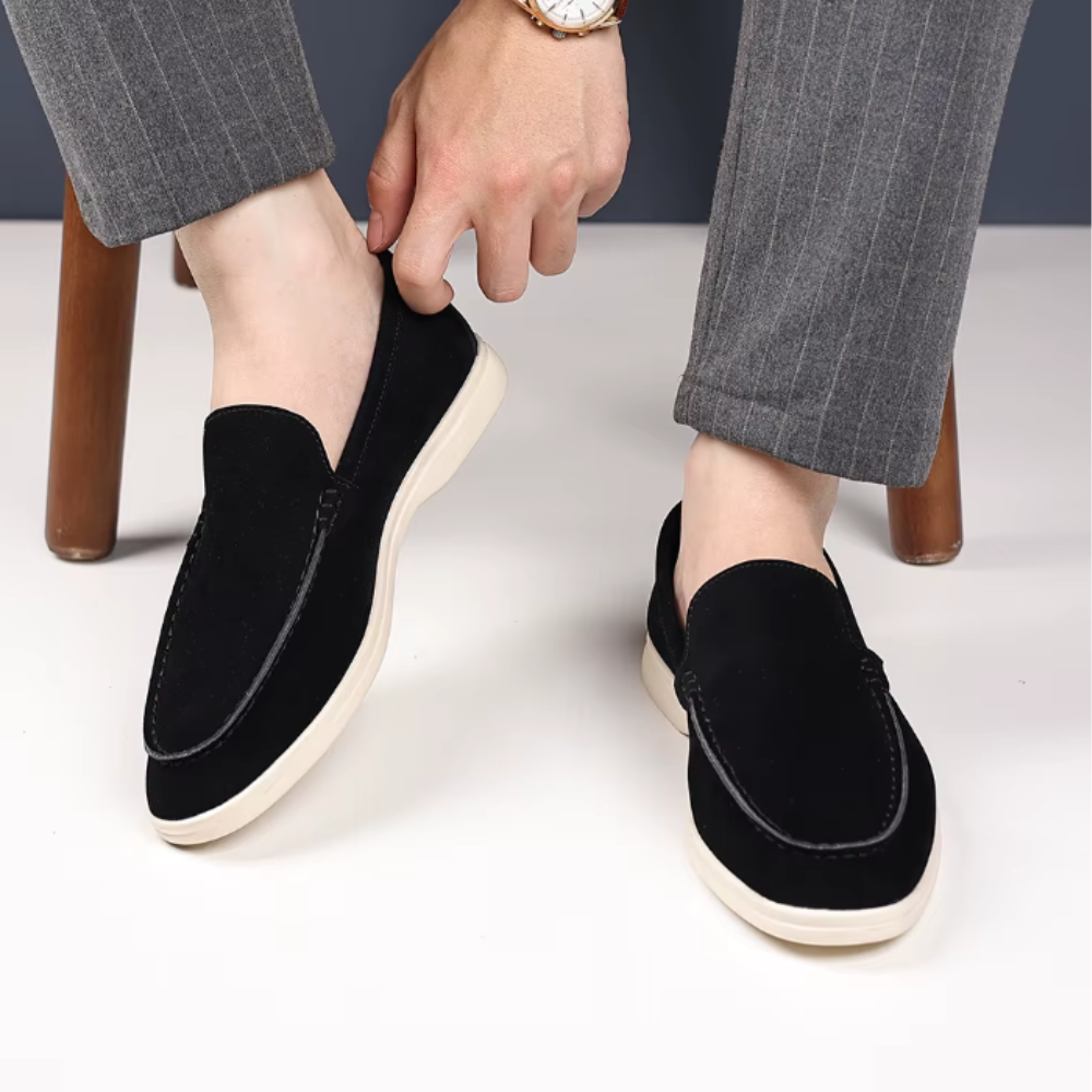 Mocassins de camurça de luxo