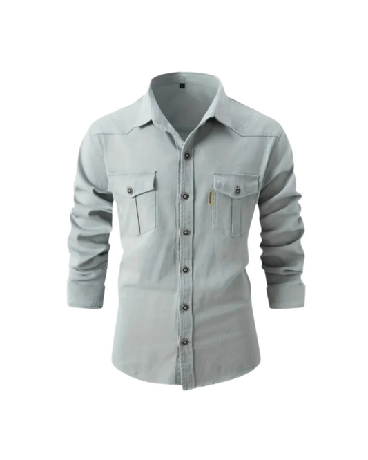 Camisa de ganga casual
