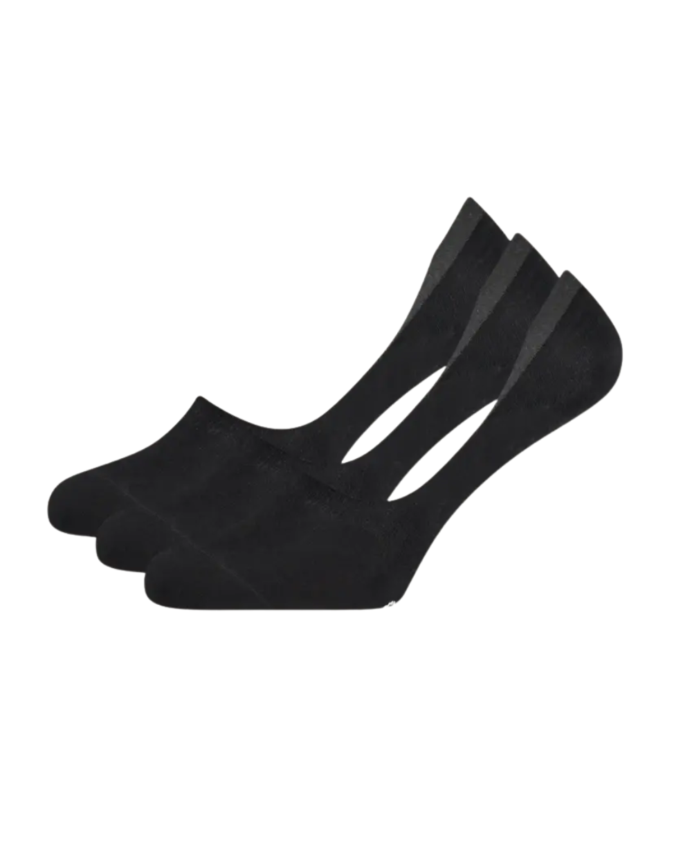 3 Pares de Meias Invisíveis - Preto