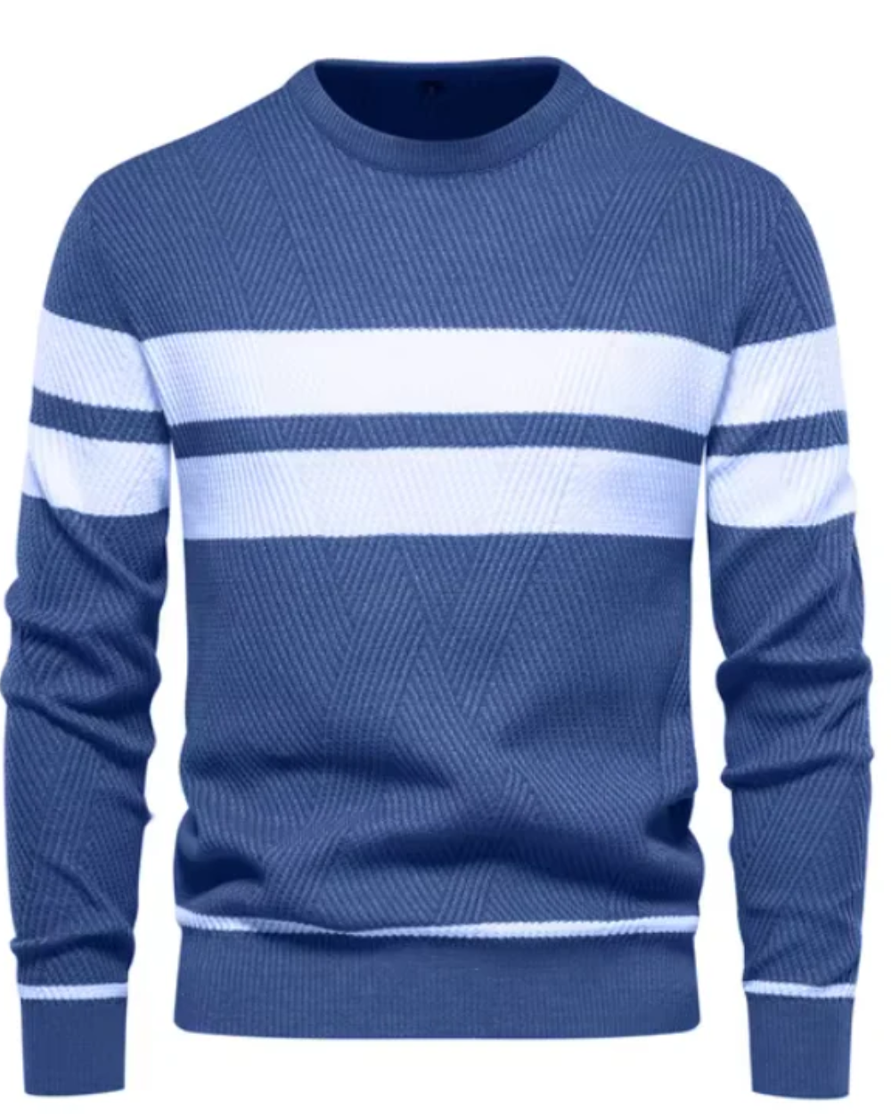 Camisola de homem elegante com riscas