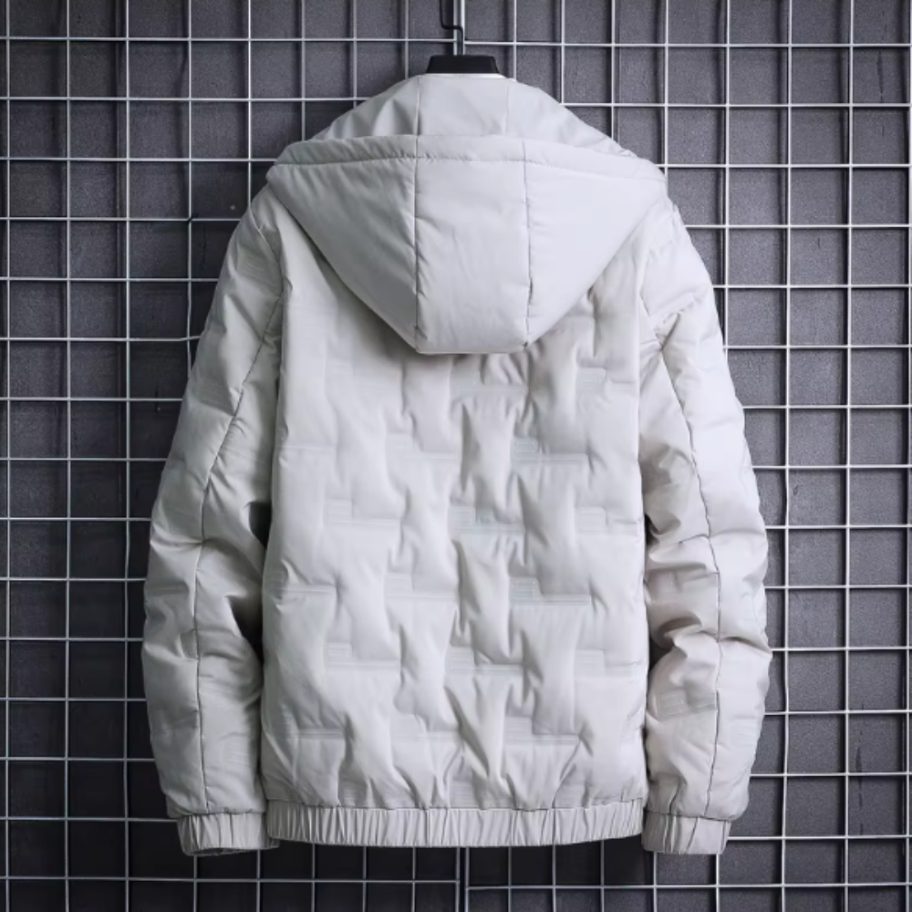 Casaco Puffer elegante para homem