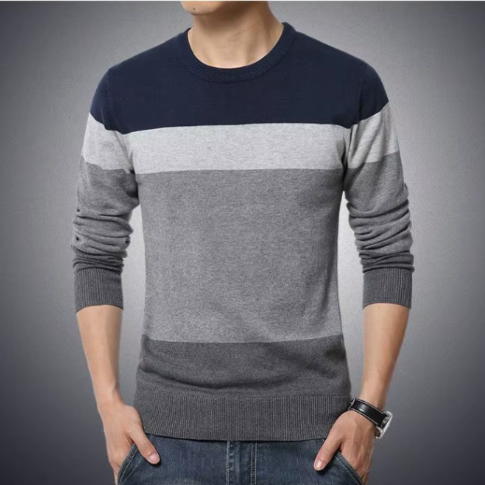 Camisola casual de algodão para homem
