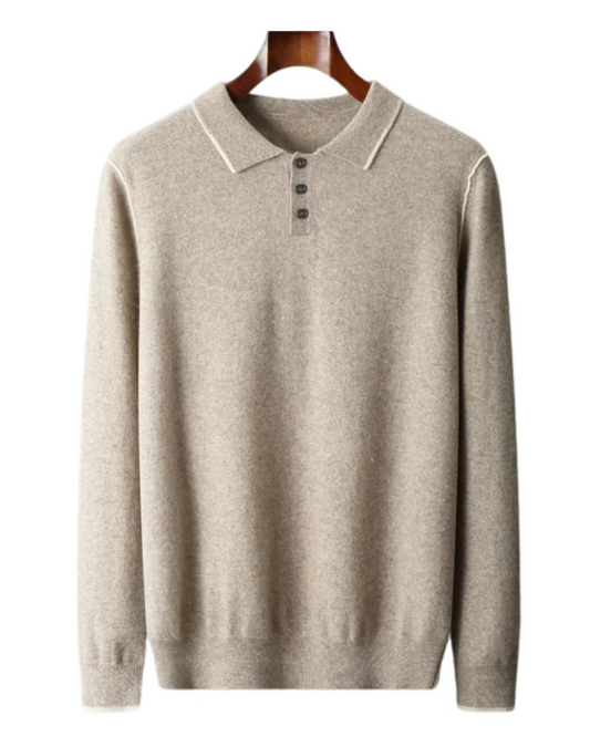 Polo de caxemira Saint-Tropez