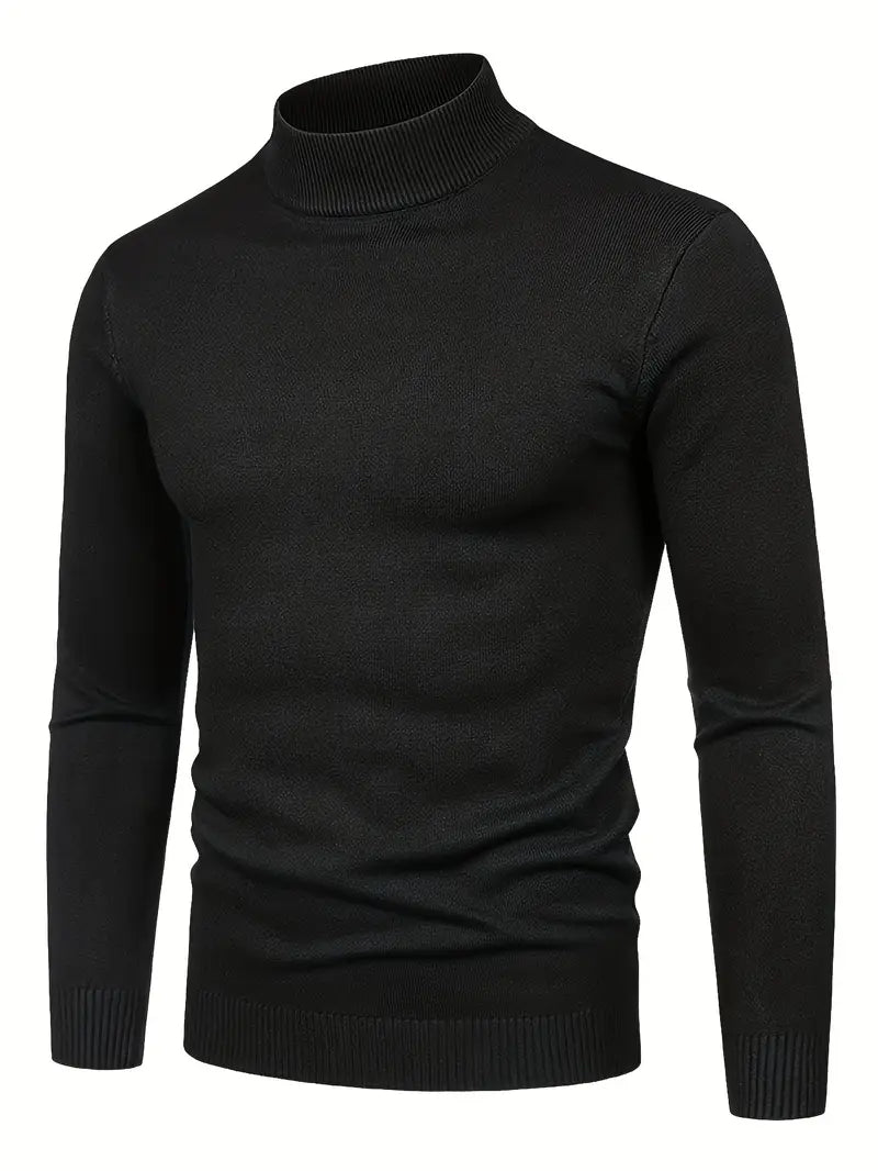 Camisola de gola alta elegante