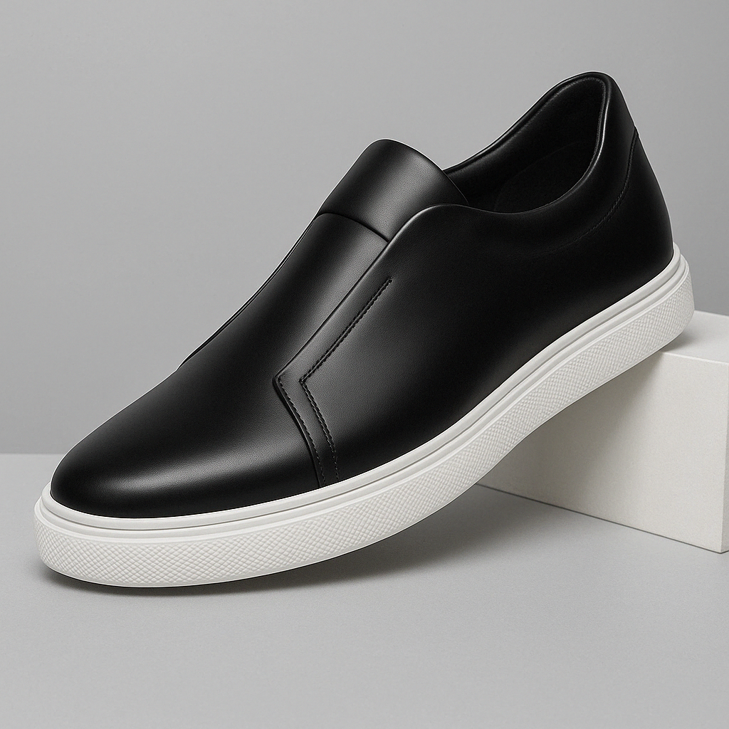Sapatos de couro elegantes