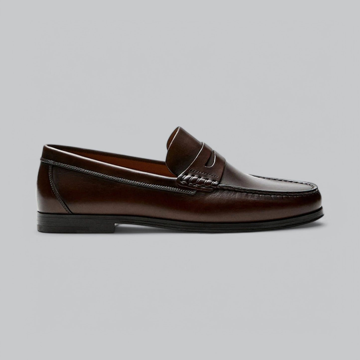 Mocassins de couro chiques