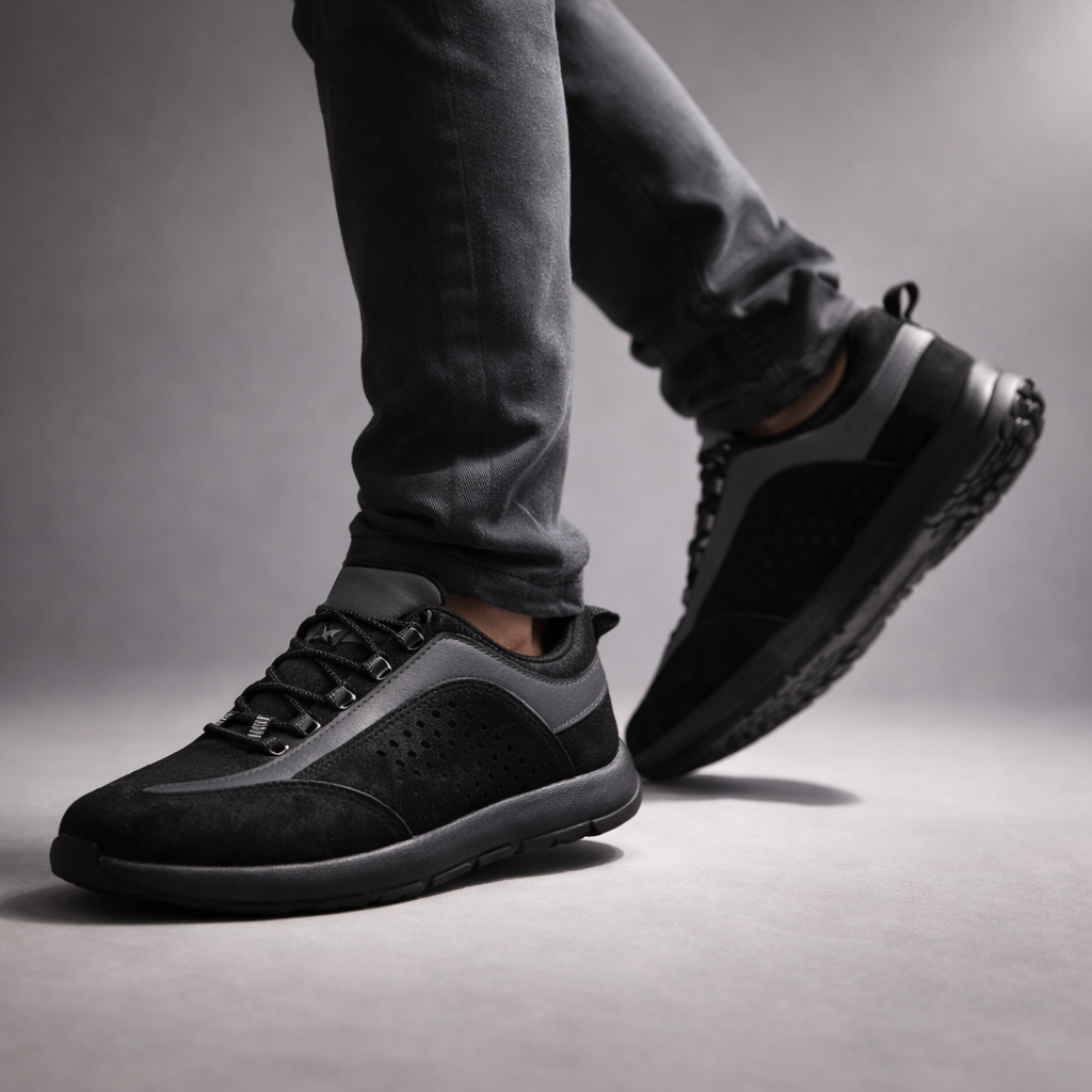 Sapatos elegantes e confortáveis