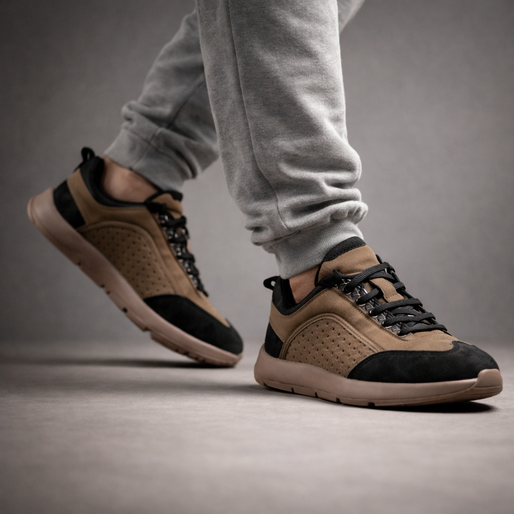 Sapatos elegantes e confortáveis