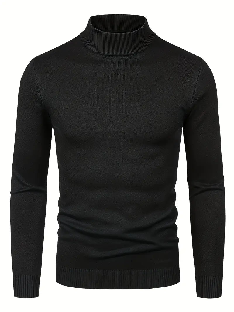 Camisola de gola alta elegante