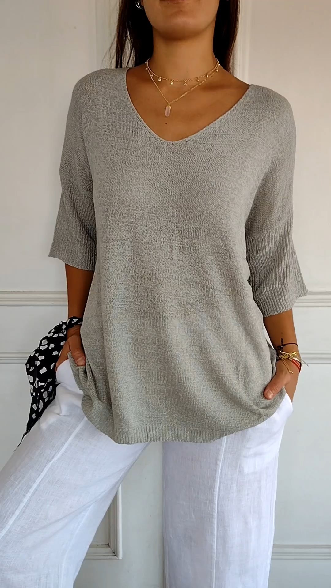 Top feminino elegante