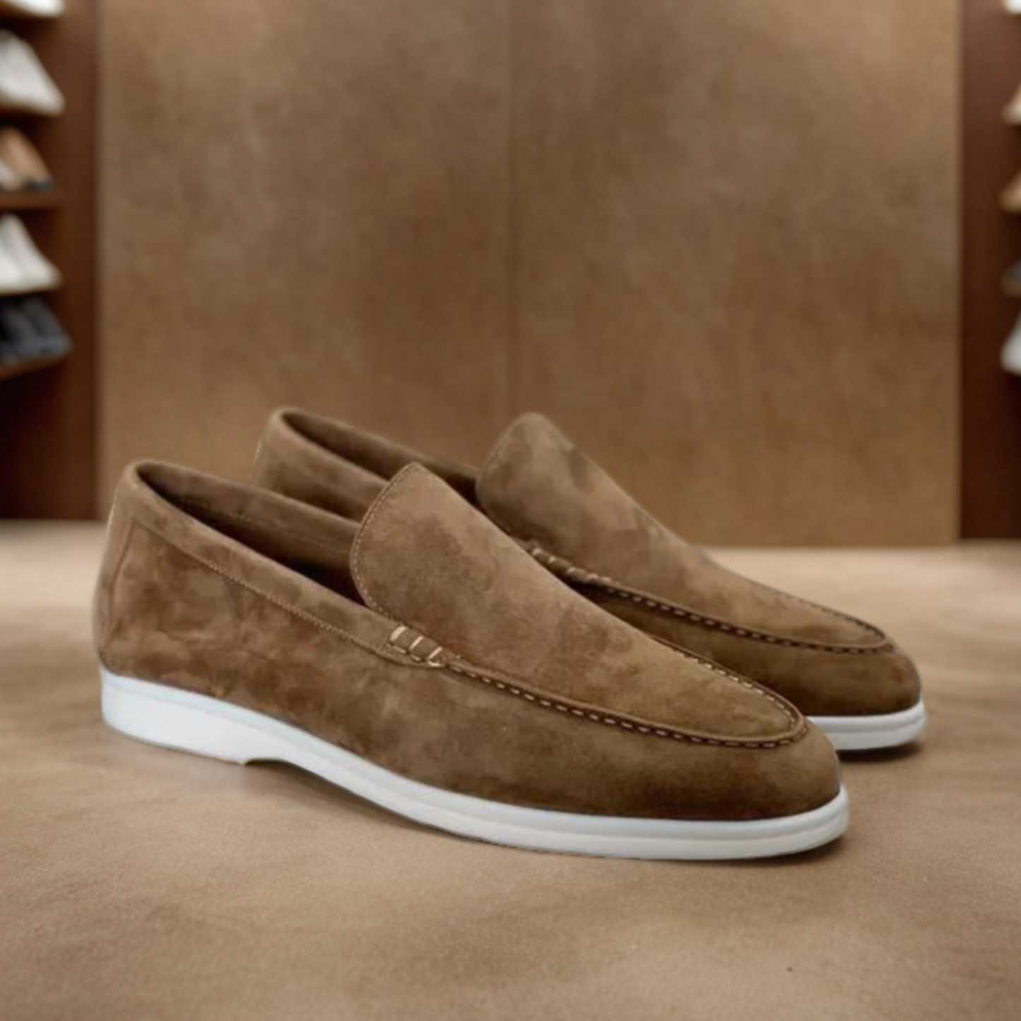 Mocassins de camurça premium