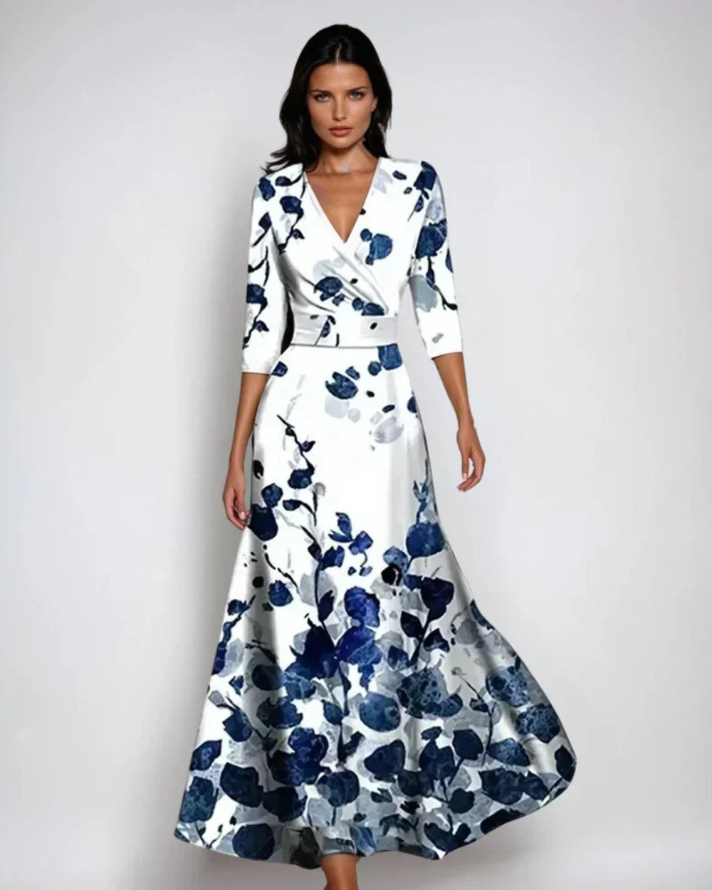 Vestido floral elegante Monza