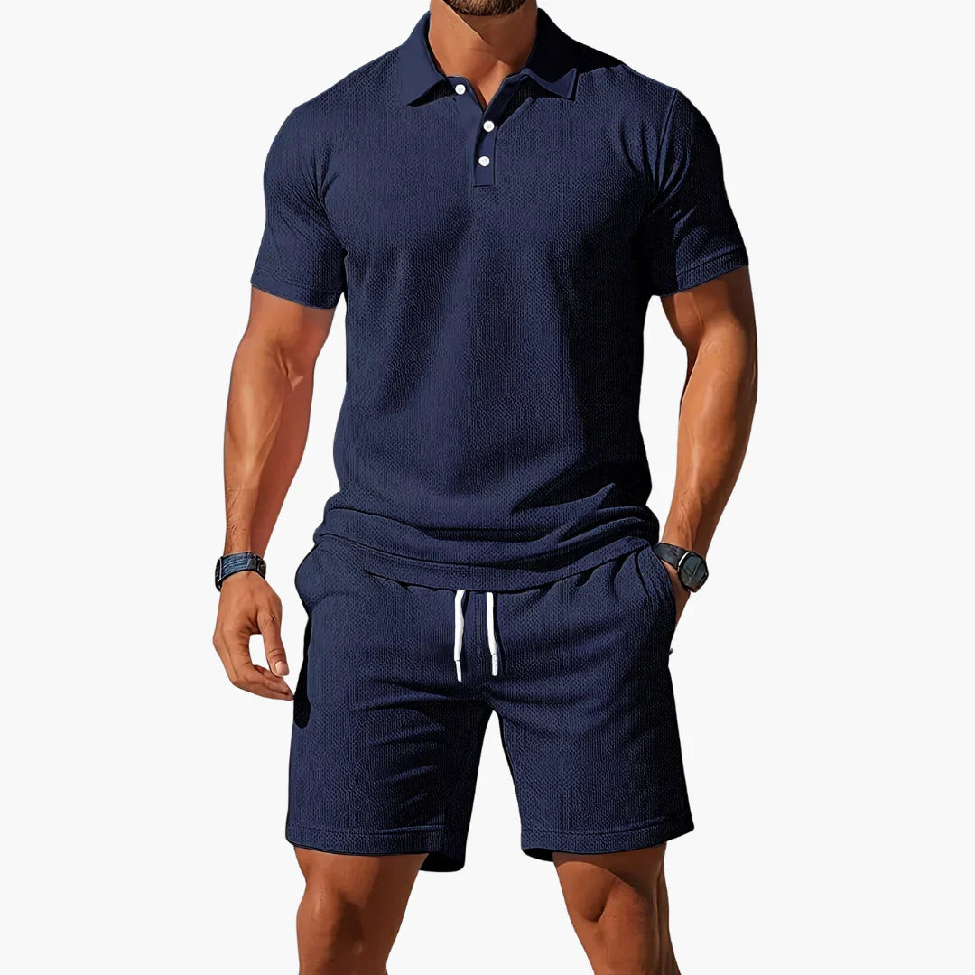 Conjunto de camisas pólo de verão