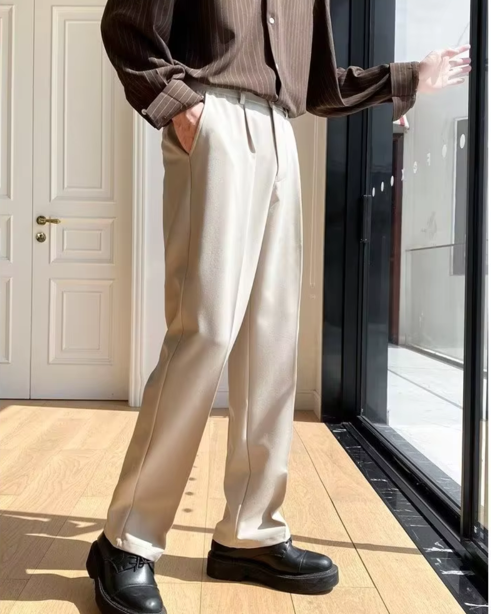 Calça larga Milan