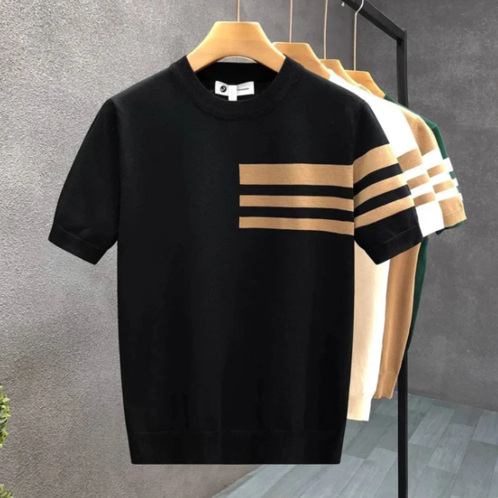 Gola redonda elegante