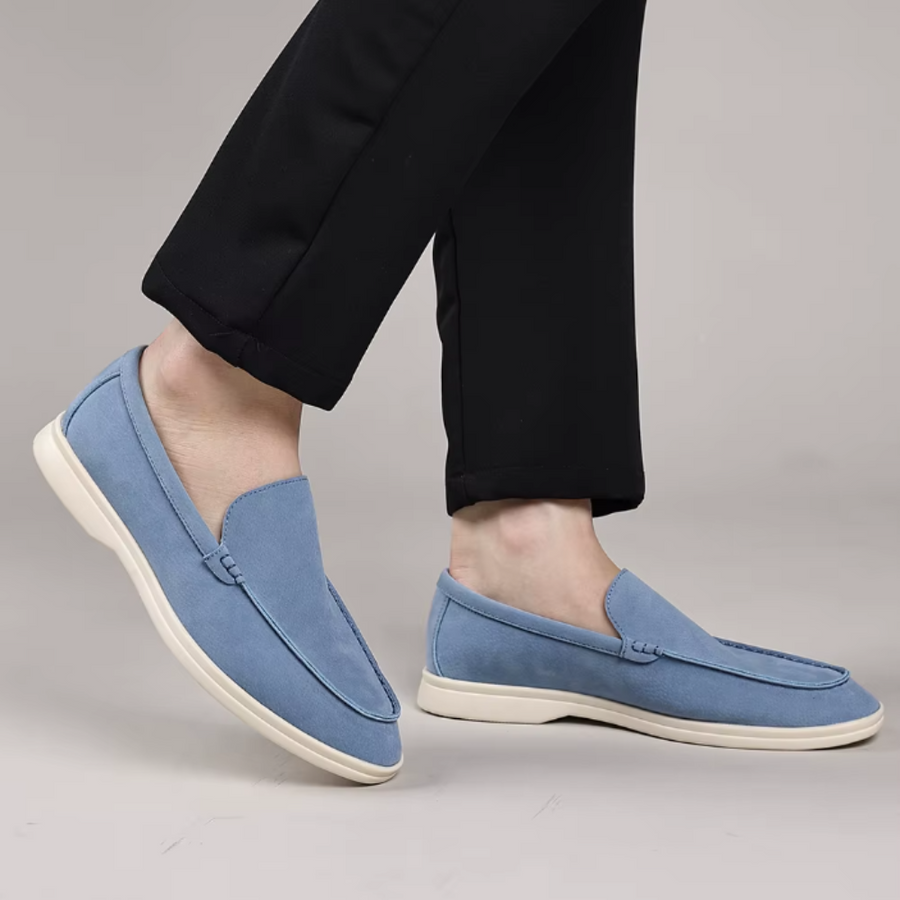 Mocassins clássicos de camurça