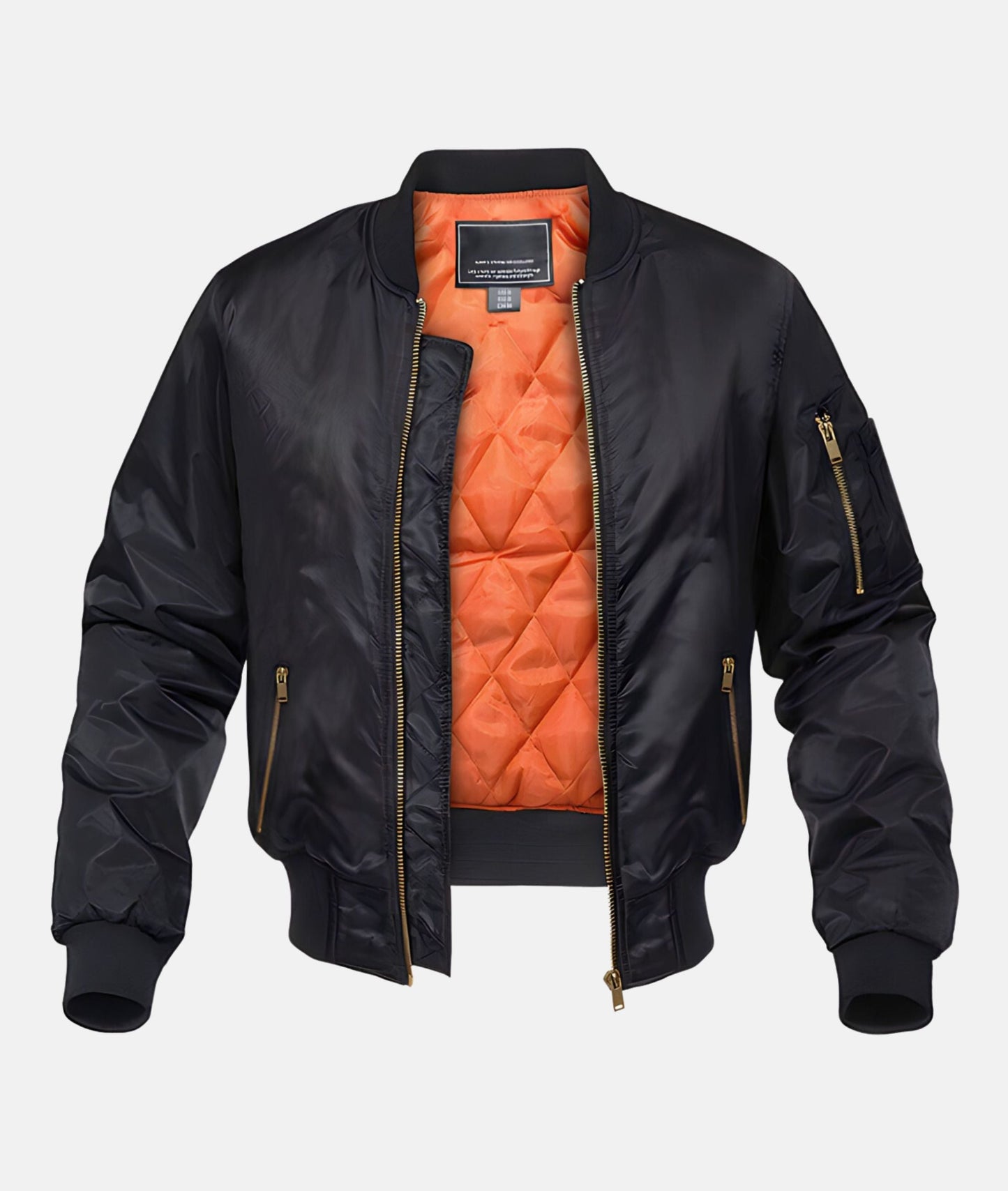 Casaco bomber acolchoado elegante