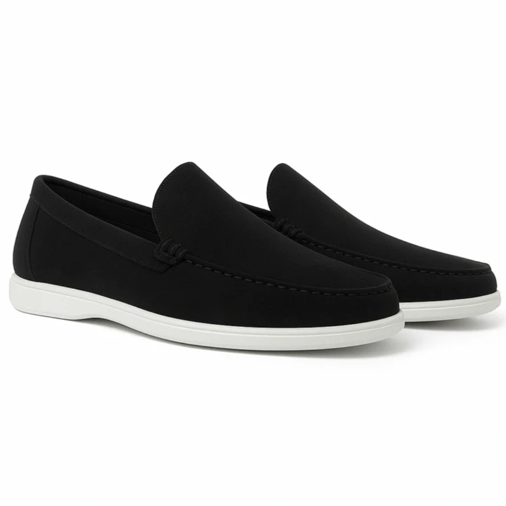 Mocassins casuais de camurça