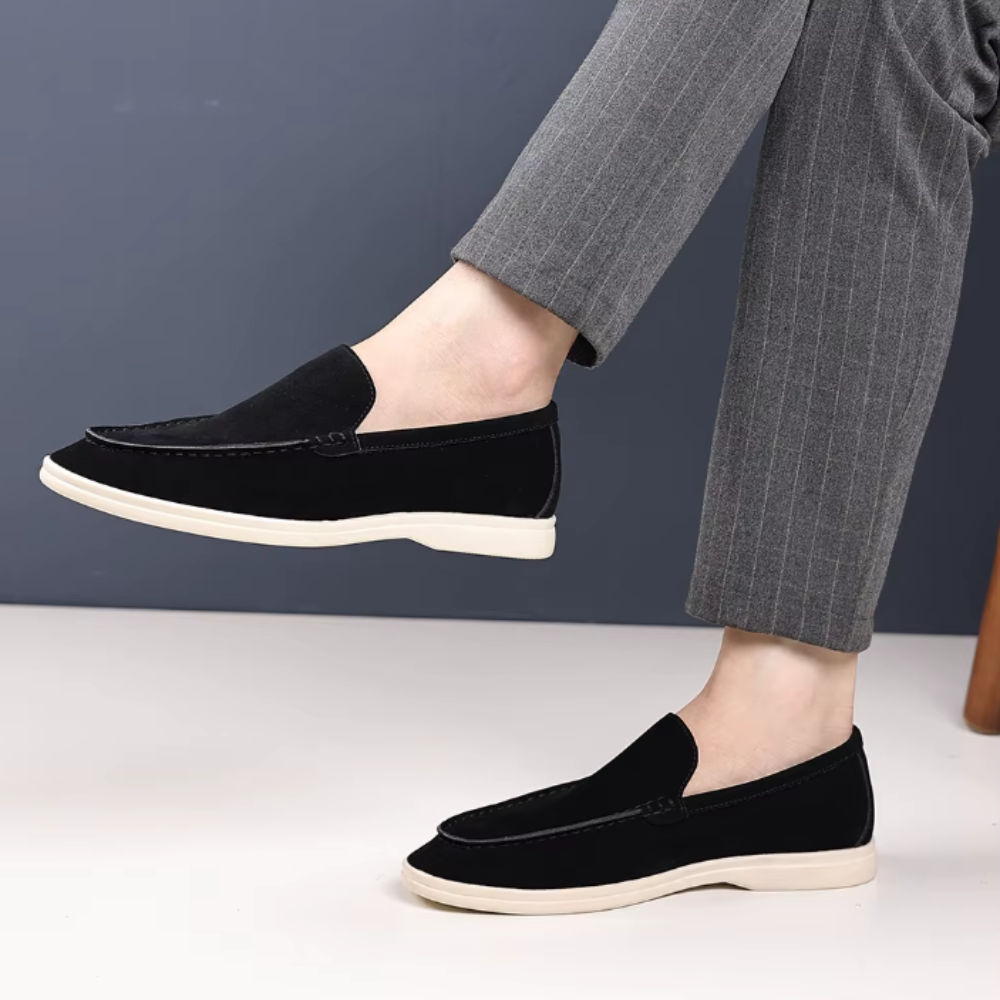 Mocassins de camurça de luxo