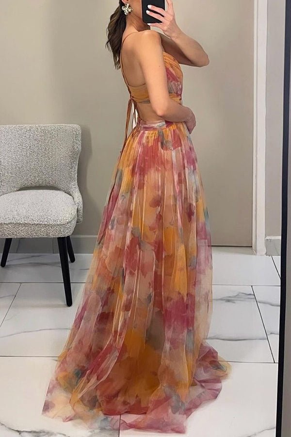 Vestido comprido elegante